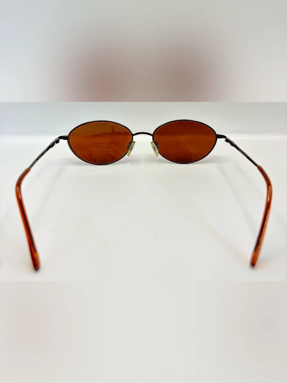 Caravaggio C105 Brown Oval Metal Sunglasses Frames Only